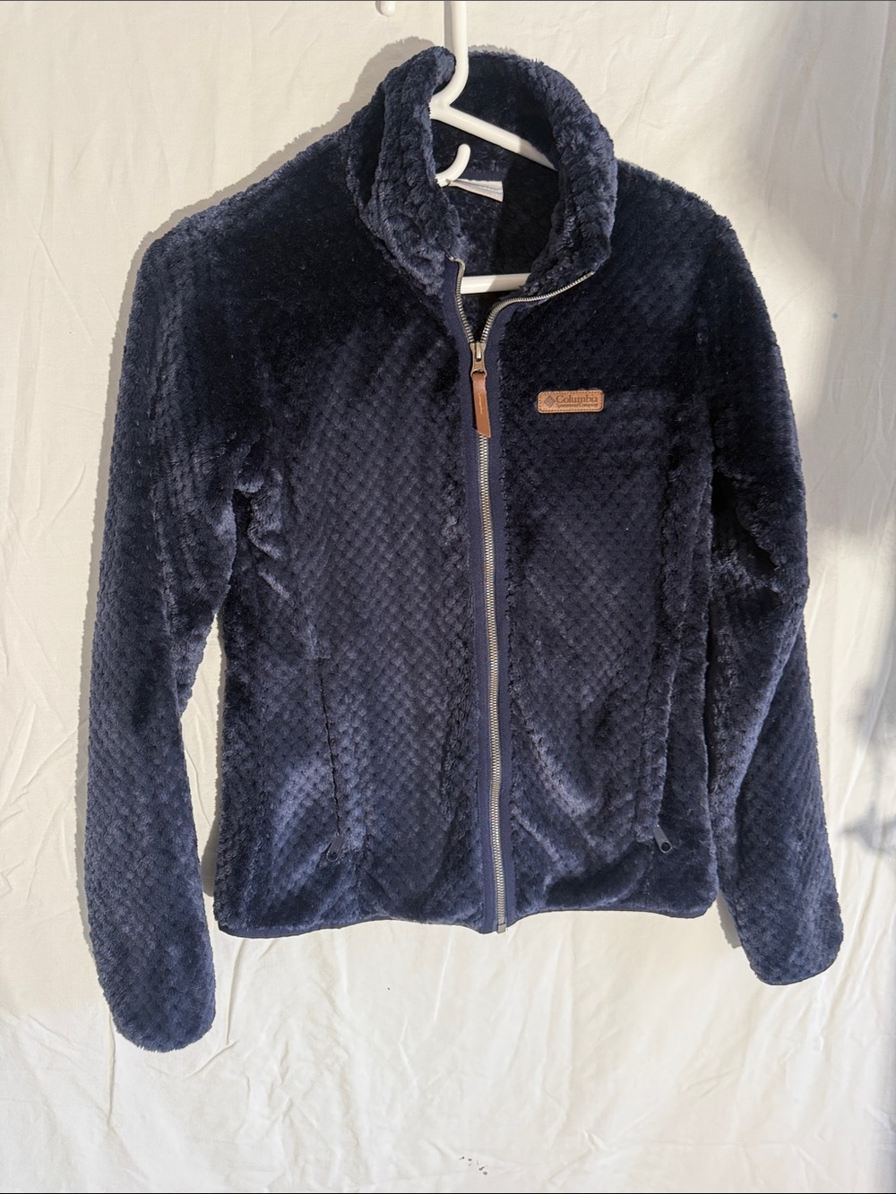 Columbia Women's Dark Navy Plush Zip-Up Jacket